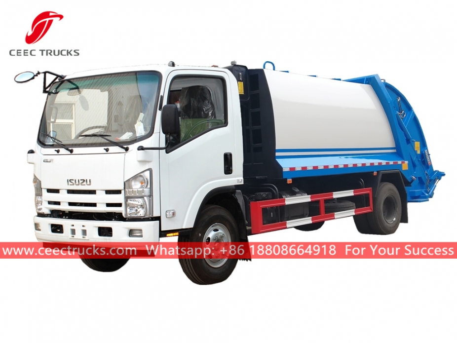 ISUZU 8CBM Back loading garbage truck