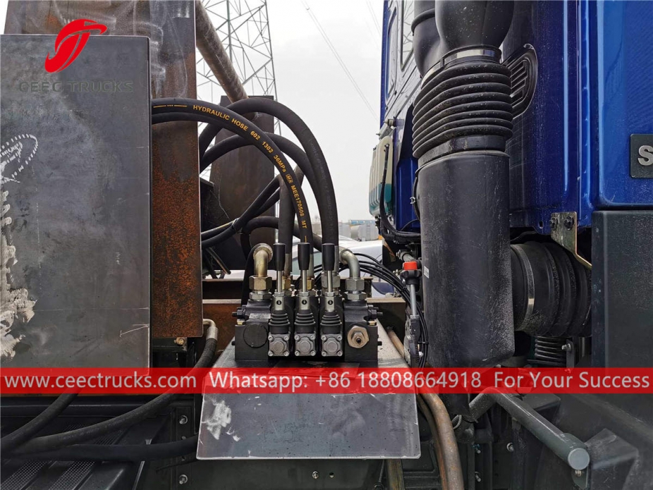 HOWO RHD Swing arm garbage truck