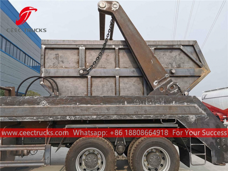 HOWO RHD Swing arm garbage truck