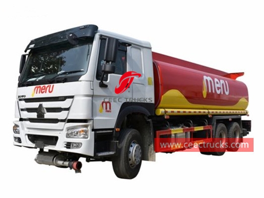 HOWO 6×4 371HP fuel tanker truck