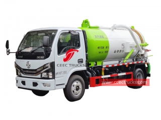 Dongfeng 4×2 vacuum suction truck