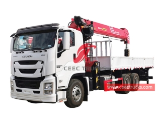 ISUZU GIGA truck mounted crane palfinger SPS40000