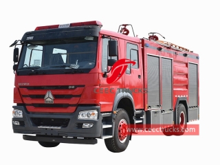 HOWO 4×2 fire truck