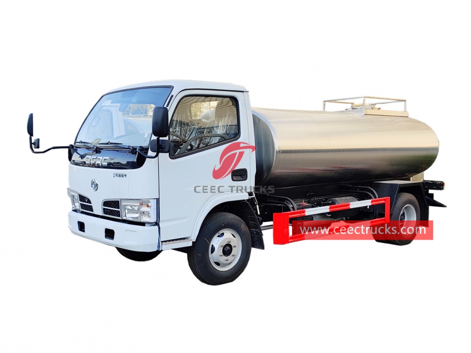 Dongfeng 4×2 stainless steel water tanker