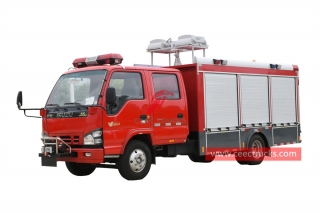 ISUZU lighting fire truck