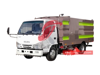 ISUZU 100P road sweeper truck