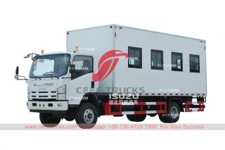 Customized ISUZU ELF 700P 4WD passenger carrier truck for sale