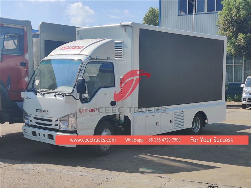 ISUZU 100P 4*2 drive Mobile Stage Truck