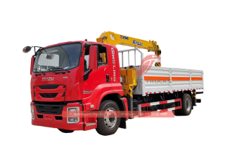 ISUZU GIGA 4×2 truck mounted crane with factory direct sale