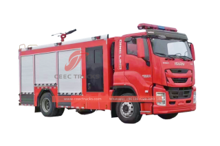 ISUZU GIGA heavy duty 8,000L fire water tank truck with factory direct sale