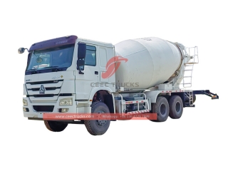 Used HOWO heavy duty 340HP Concrete Mixer Truck from China