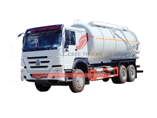 Sinotruk Heavy duty Vacuum Sewage Suction trucks with factory direct sale