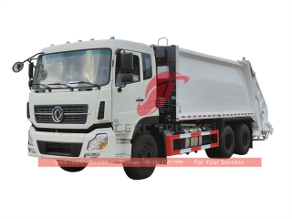 Dongfeng 10 wheeler rear load waste disposal truck