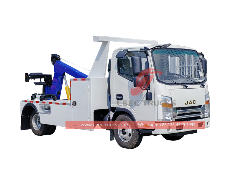 JAC light duty 8Tons wrecker towing truck with direct factory sale