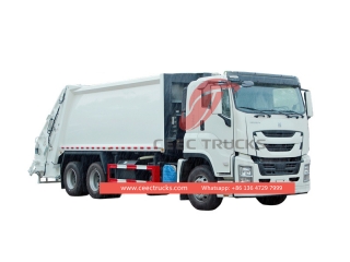 Isuzu GIGA rear loader compaction truck with factory direct sale