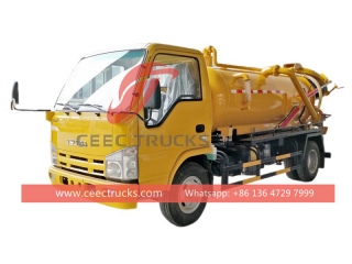 Isuzu NKR vacuum tank truck made in China
