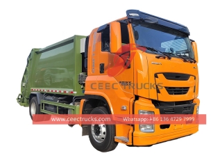 ISUZU Giga garbage compactor truck with factory direct sale