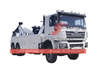 Shacman 10 wheels Road Wrecker 20 ton Truck Exported to Africa