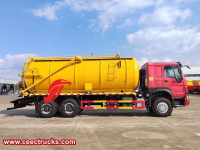 Howo 20,000 liters sewage cleaning truck