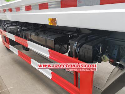 Isuzu water hauling tanker truck