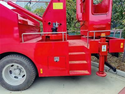Isuzu new NPR 16m aerial lift truck with fire pumper