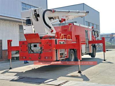 Howo 32m high lift fire water truck