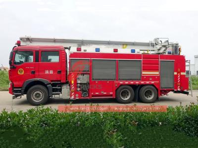 Howo 32m high lift fire water truck