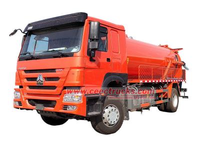 Howo 10 cbm septic tank pump truck