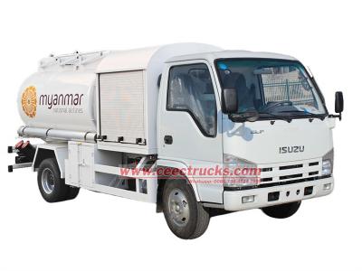 ISUZU helicopter jet fuel tanker truck 5000L