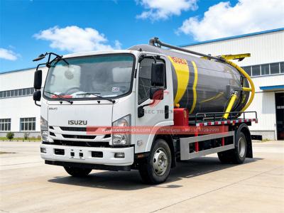 Isuzu light 8,000L vacuum suction truck