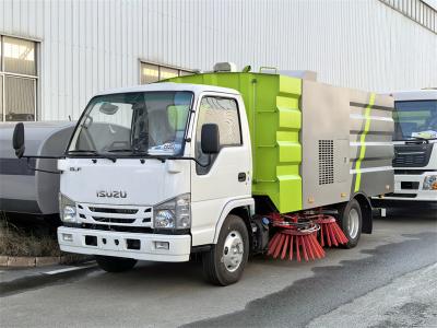 Isuzu NKR 130HP street sweeper truck