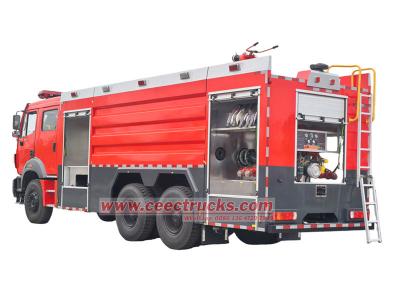Beiben 6x4 foam tanker fire fighting truck 12000 Liters