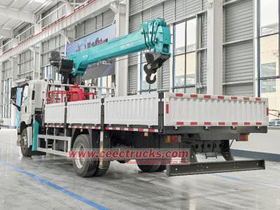 Isuzu RHD truck mounted 8tons crane export Guyana