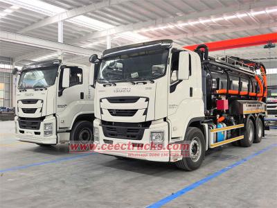 Isuzu 6WG1 truck mounted super sucker vehicle