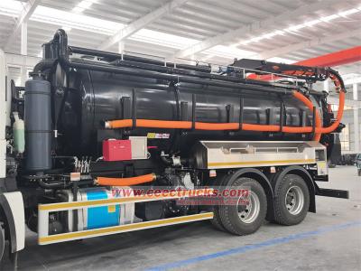 Isuzu 6WG1 truck mounted super sucker vehicle