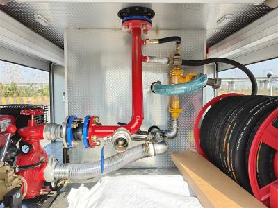 Isuzu 500 liters small foam fire truck