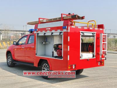 Isuzu 500 liters small foam fire truck
