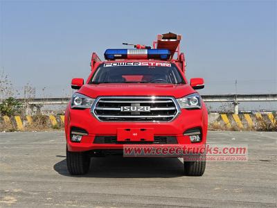 Isuzu 500 liters small foam fire truck