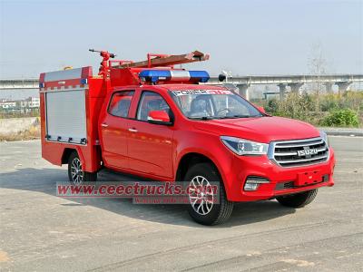 Isuzu 500 liters small foam fire truck