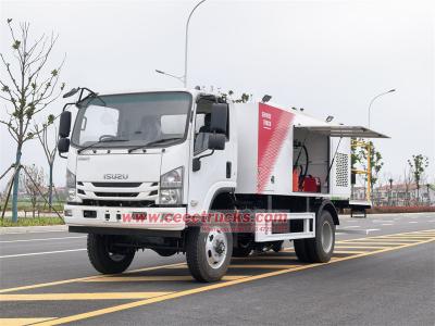 ISUZU automatice gearbox 190HP lube and diesel combo truck