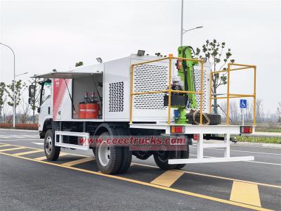 ISUZU automatice gearbox 190HP lube and diesel combo truck