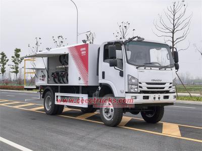 ISUZU automatice gearbox 190HP lube and diesel combo truck
