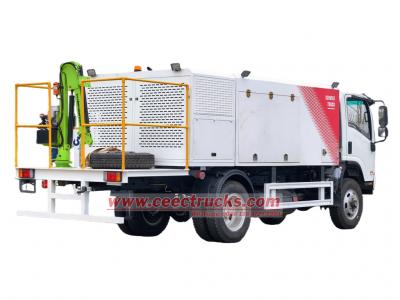 ISUZU automatice gearbox 190HP lube and diesel combo truck