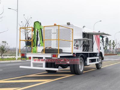 ISUZU automatice gearbox 190HP lube and diesel combo truck