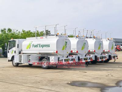 Isuzu 4KH1 150HP oil refueling bowser truck