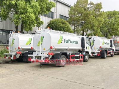 Isuzu 4KH1 150HP oil refueling bowser truck