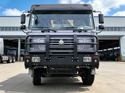 HOWO AWD truck mounted knuckle crane