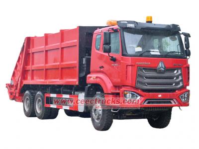 HOWO NX 371HP refuse compactor garbage truck 20cbm