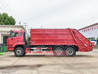 HOWO NX 371HP refuse compactor garbage truck 20cbm