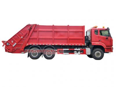 HOWO NX 371HP refuse compactor garbage truck 20cbm